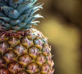 Délicieux gâteau à l'ananas